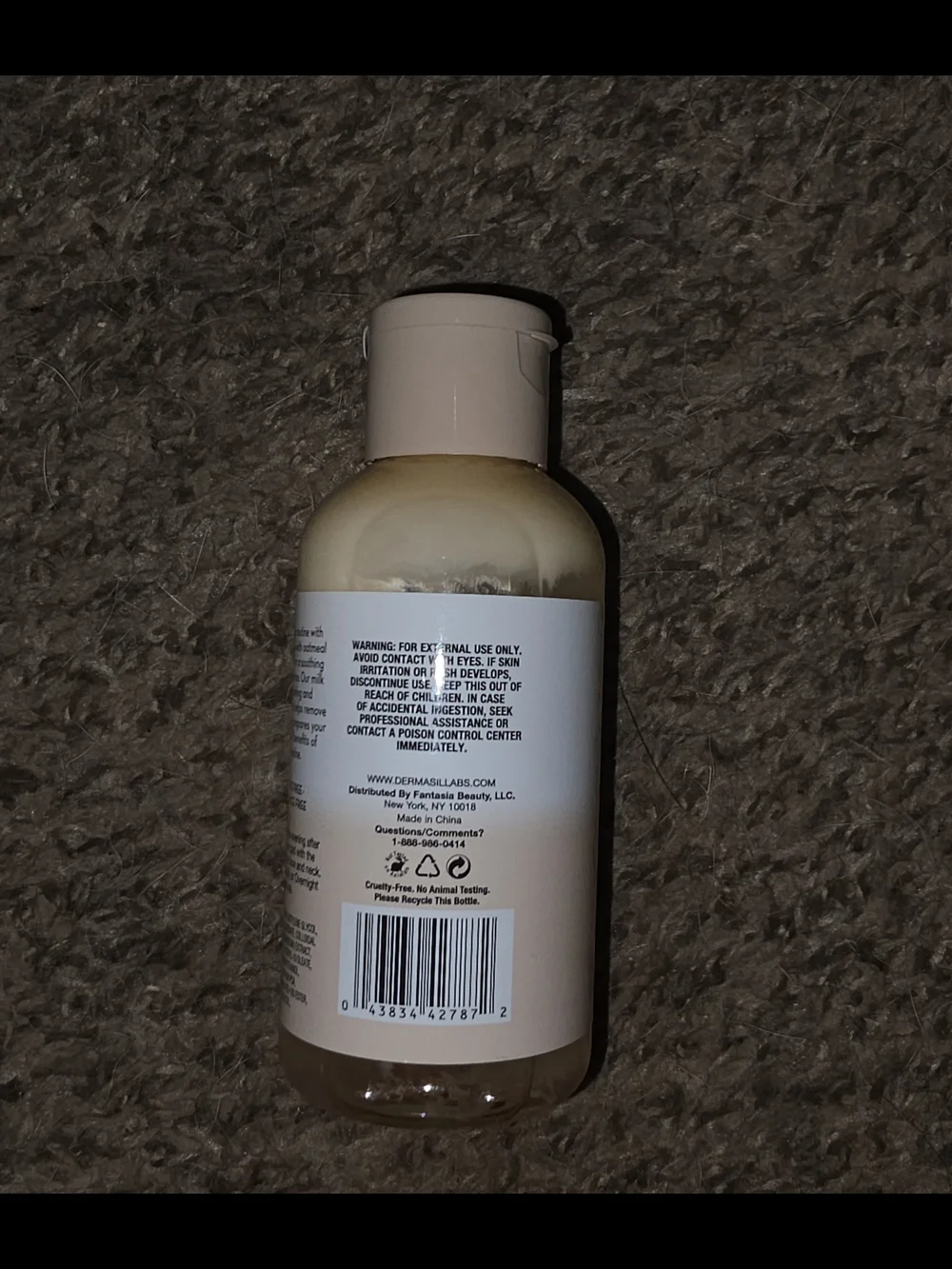 2 x Dermasil Labs Oatmeal Milk Toner 4fl Oz Oatmeal & Snow Mushroom BNIB